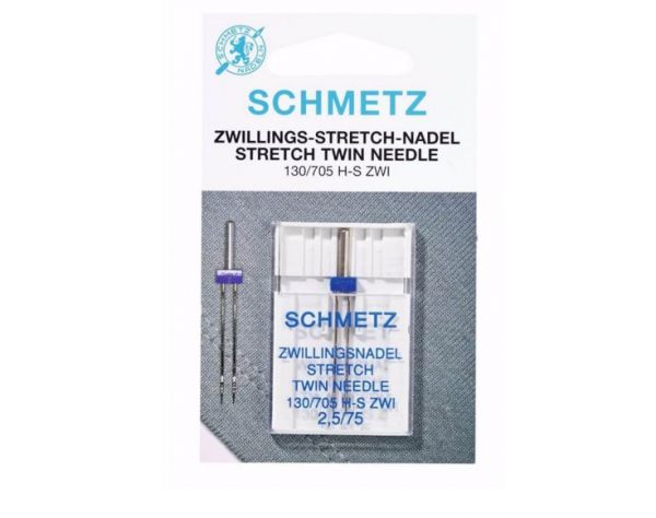Maschinennadel Schmetz Zwilling-Stretch 75 - 2,5 mm